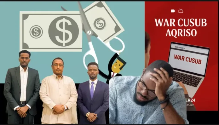 Muungaab oo Mushaarkii shaqaalaha dowlada u Warerjiyay Dhalinyarada Social Media ka difaaca