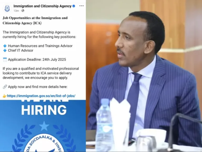 Musuqa hay’adda Immegration soomaaliya iyo dhaca IMO mushaarka..