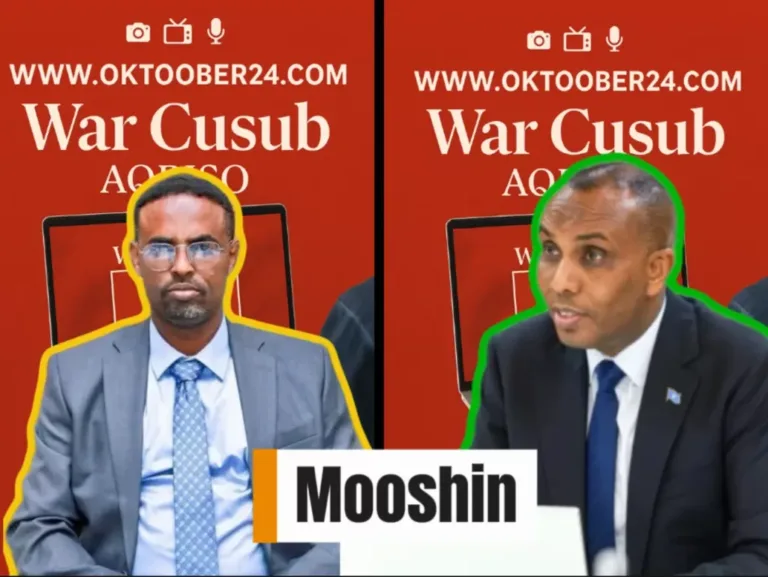 Xildhibaan Jacfar oo looga yeeray villa soomaaliya iyo Rw Hamza barre..