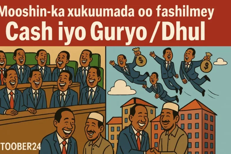 Mooshinkii Raisul Wasaare Hamza laga keenay oo burburey kadib markii villa soomaaliya…