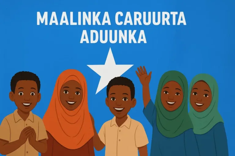 WARBIXIN: MAALINKA CARUURTA ADUUNKA,