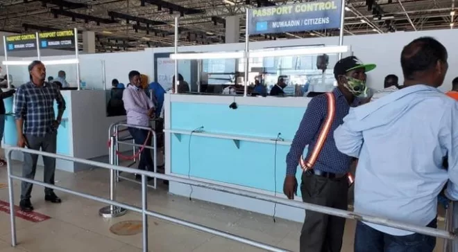 Kormeer iyo Isbeddel Lagu Sameeyay Xafiisyada Socdaalka ee Garoonka Aden Adde, Muqdisho