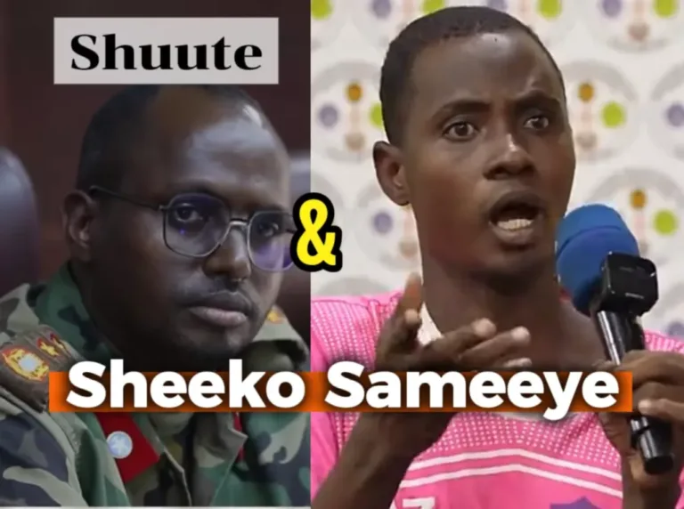 G.SHUUTE IYO SHEEKO SAMEEYE WAYN AYAA IS’HAYA (As)