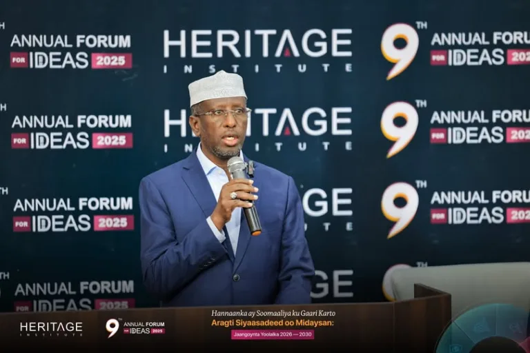 The speech of Mr. Sharif Sh Ahmed former President of Somalia At heritage conferee Dhuso-Mareb