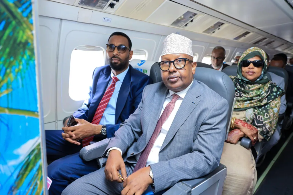 High delignate participating the inaugural creamy of somali north east federal state.